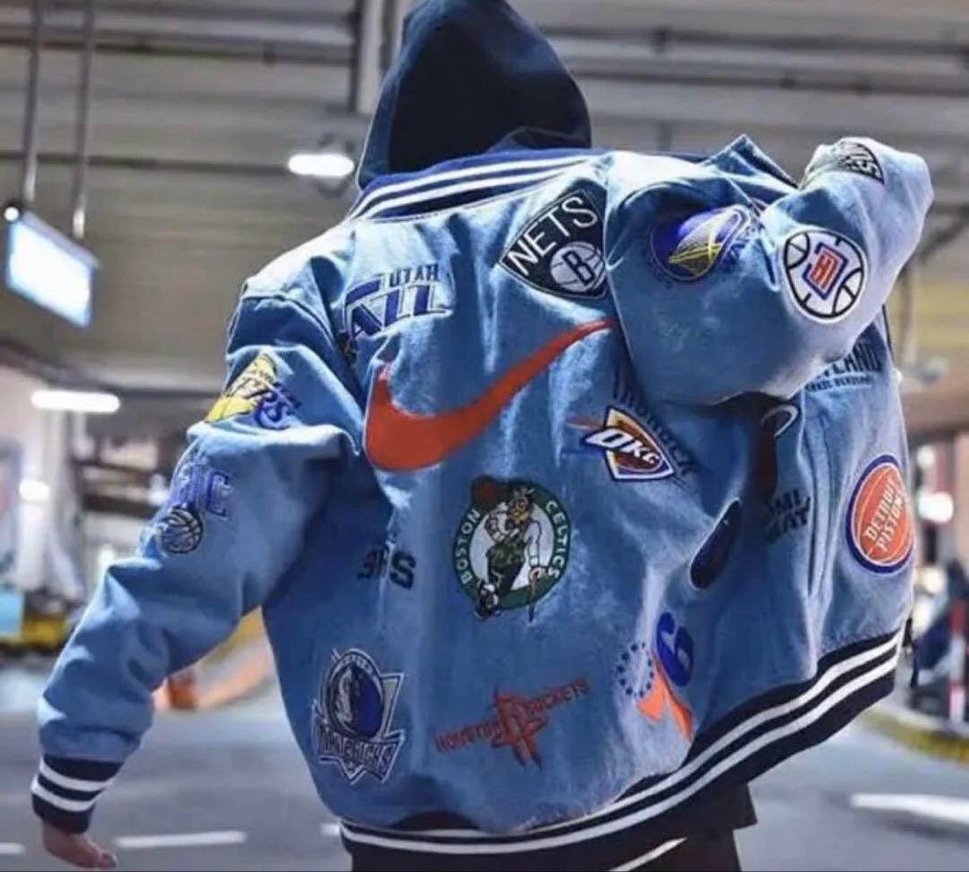 SUPREME ✖︎ NIKE ✖︎ NBA デニム スタジャン