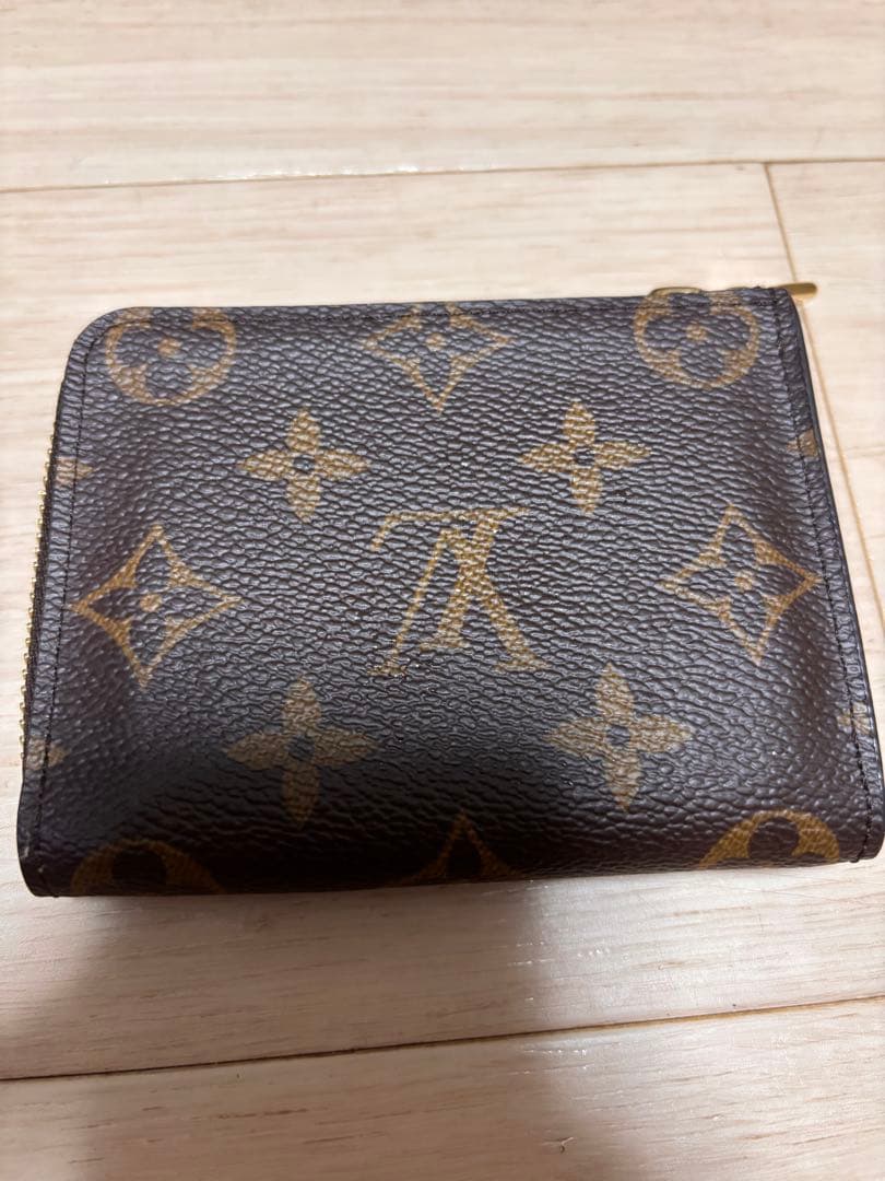 【美品】Louis Vuitton モノグラム ポルトフォイユノアコンパクト
