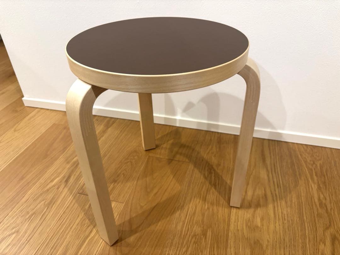 【新品】 artek スツール60 新色scope別注リノリウム エスプレッソ