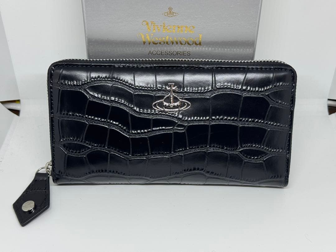 【新品未使用】Vivienne Westwood ブラック 長財布