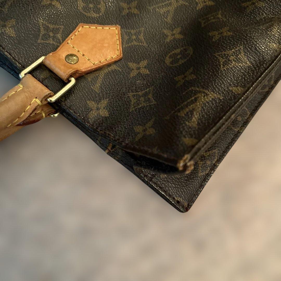 LOUIS VUITTON ルイ ヴィトン モノグラム サックプラ+ポーチ付