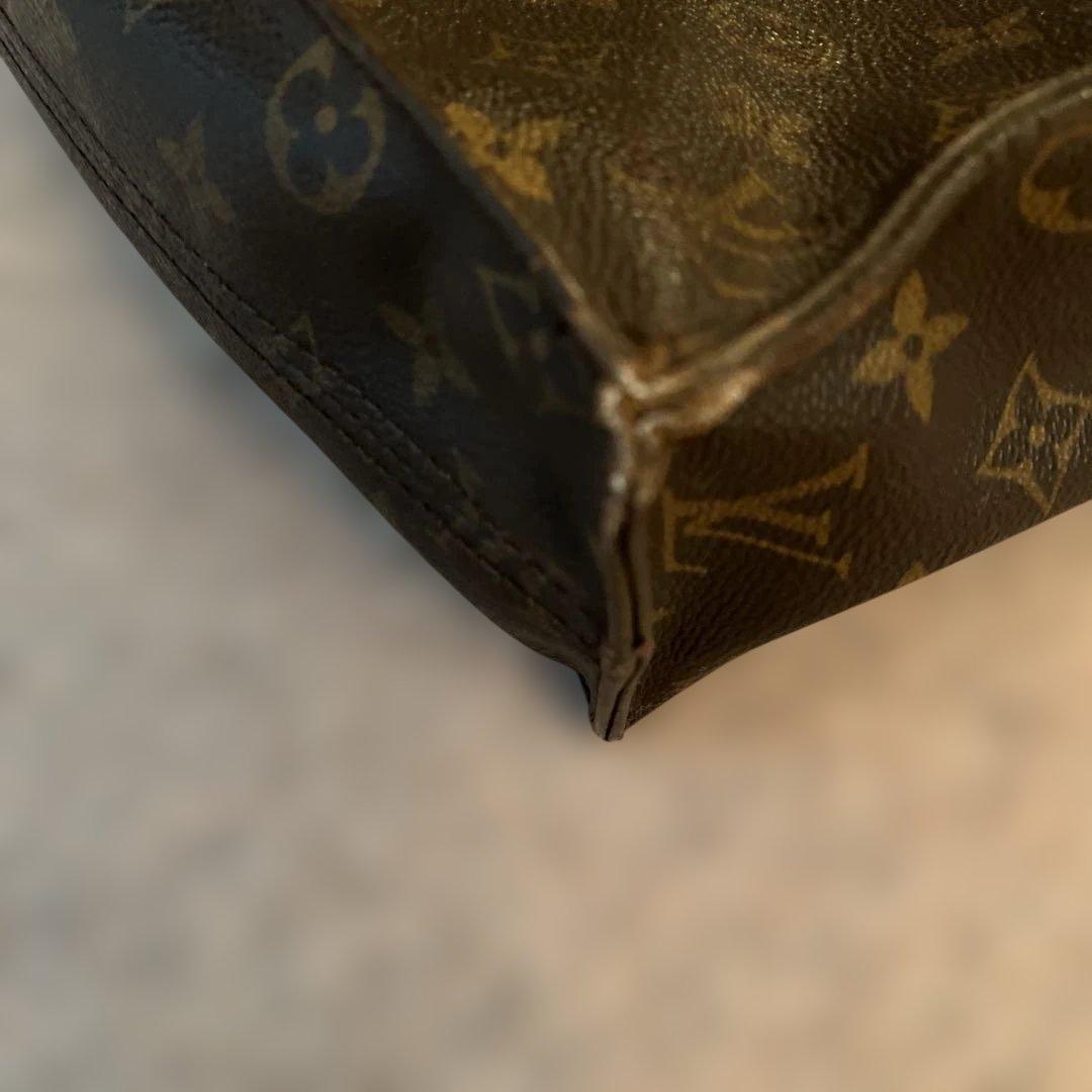 LOUIS VUITTON ルイ ヴィトン モノグラム サックプラ+ポーチ付