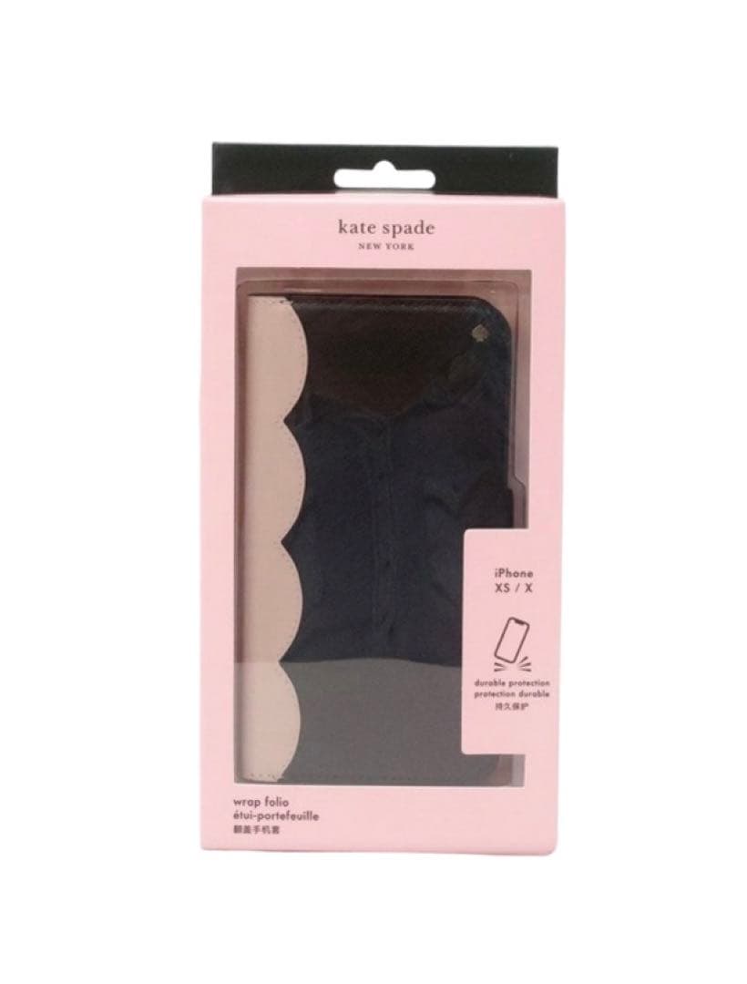 新品ケイトスペード Kate Spade iPhoneX/XS 手帳型 ケース