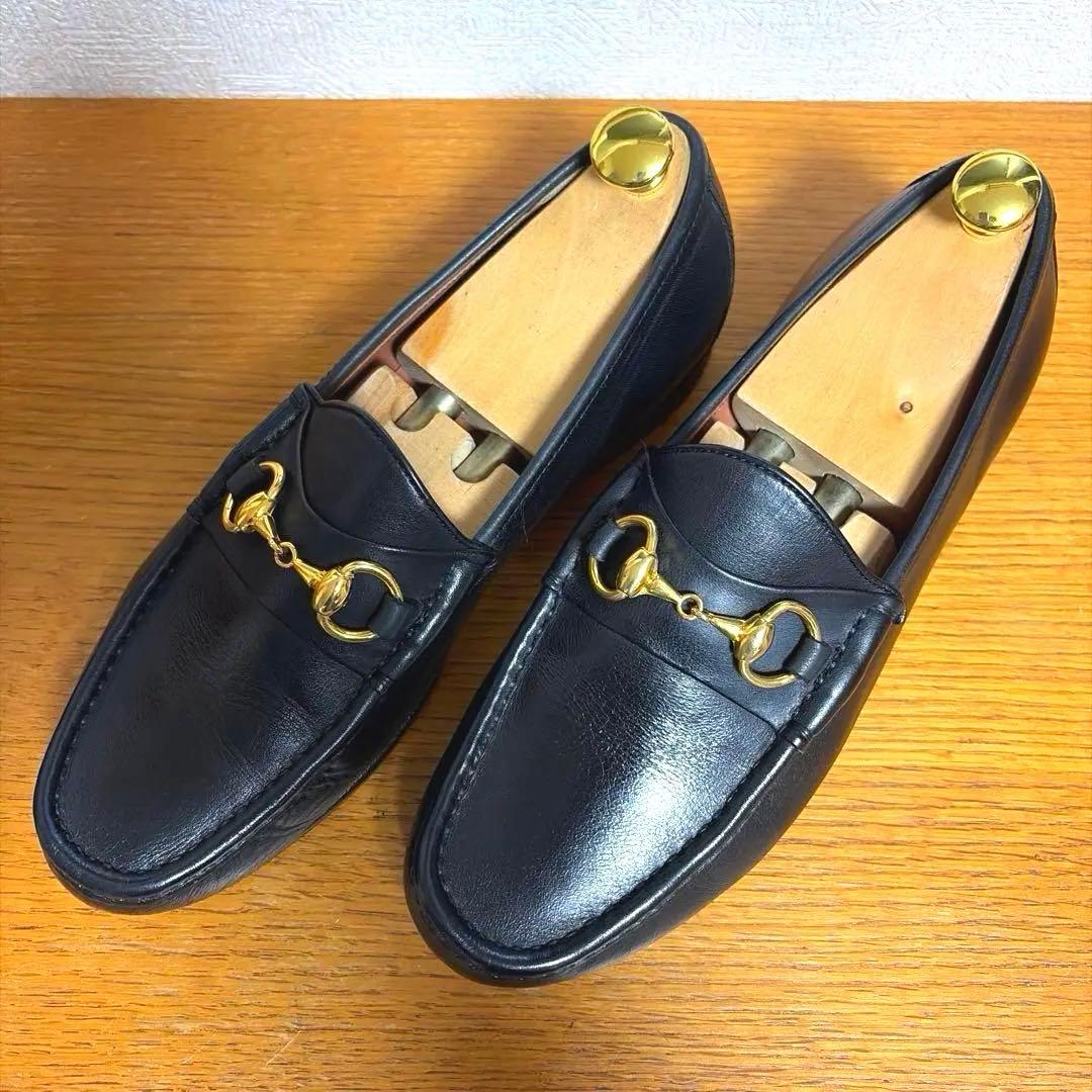 【美品】POLPETTA ポルペッタ ビットローファー 別注品 黒 40.5