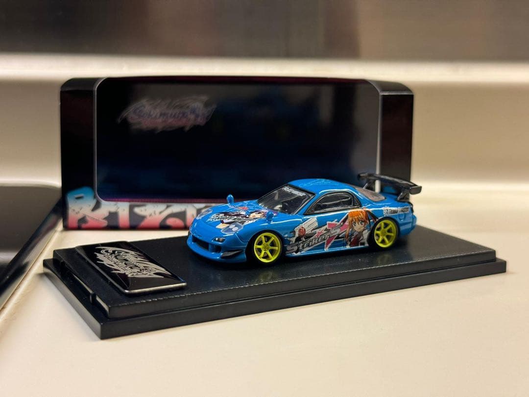 1/64 改 RE雨宮 RX-7 FD3S 痛車RAYS 風 関村