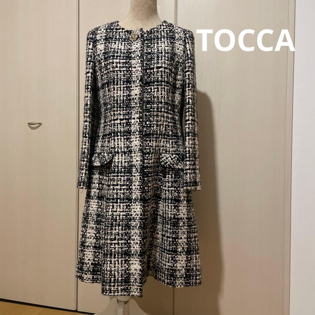 TOCCA トッカ☆ミックスツイードロングコート