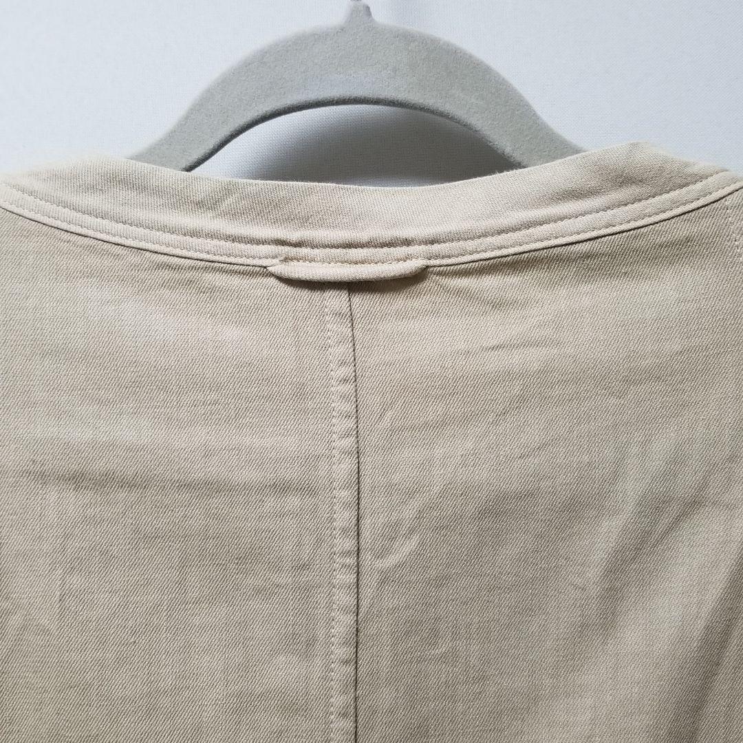 uco　45R　シャツチノドレス　ベージュ　コットン100%　日本製　人気