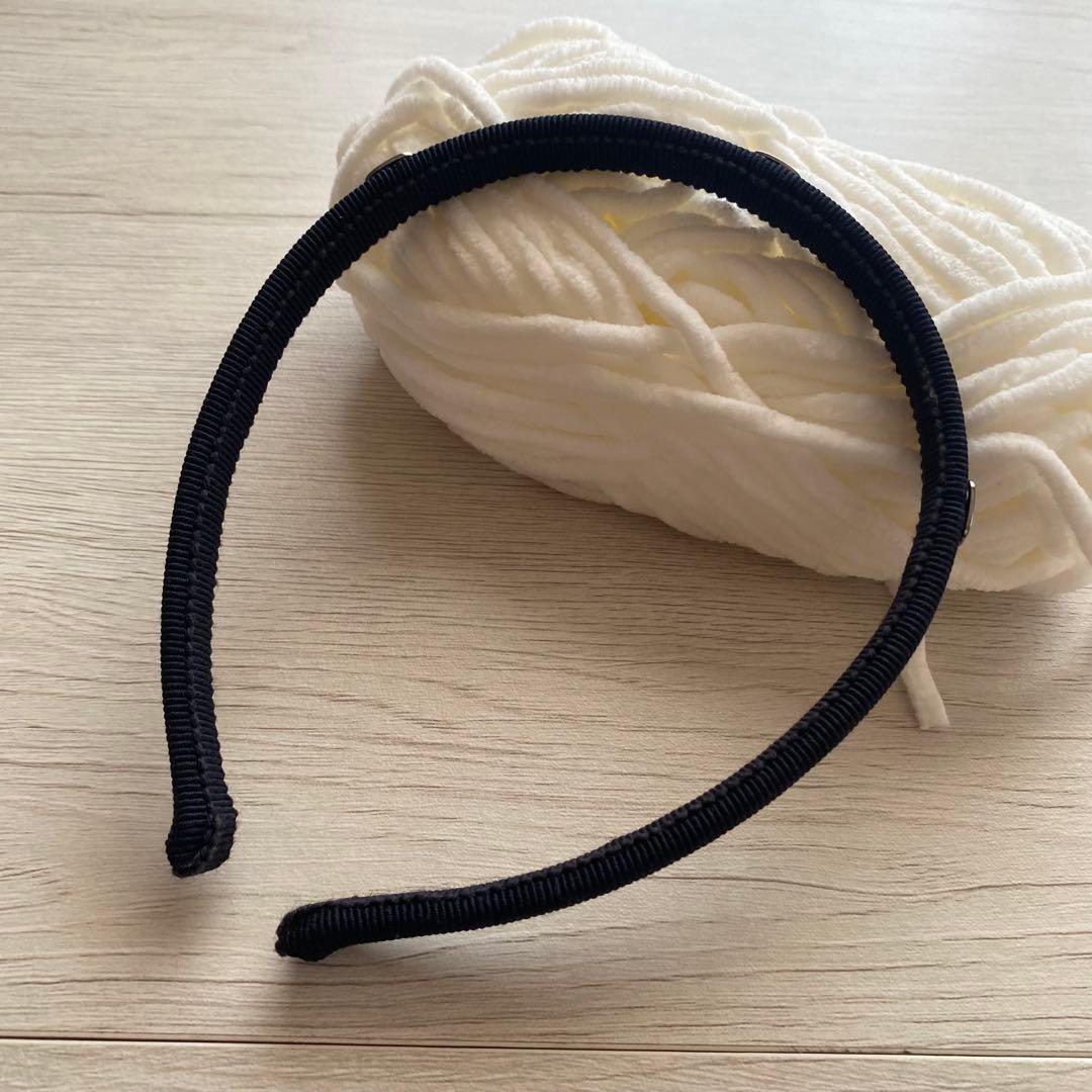 フェラガモ　美品　カチューシャ　シルバー金具3個【ヴィンテージ】