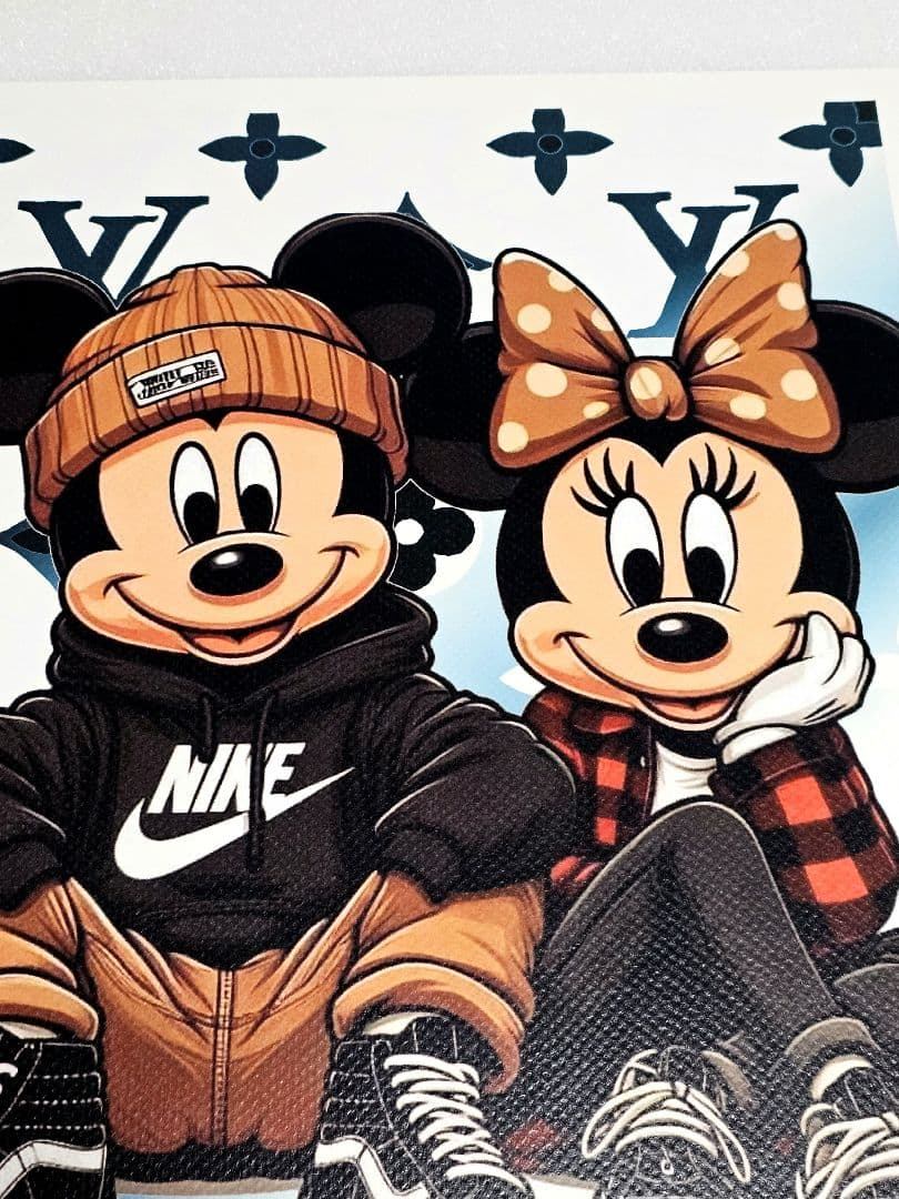 DEATH NYC 現代アート 世界限定100枚 ミッキー ミニー