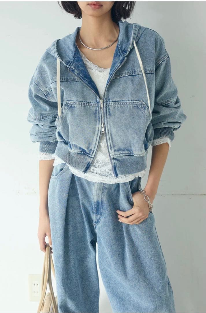 Ma様 デニムパーカー デニムパンツ