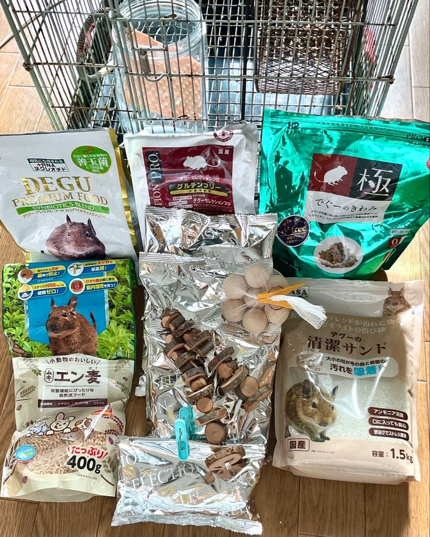 デグー飼育セット イージーホーム40ハイ サイレントホイール ヒーター 砂ビン