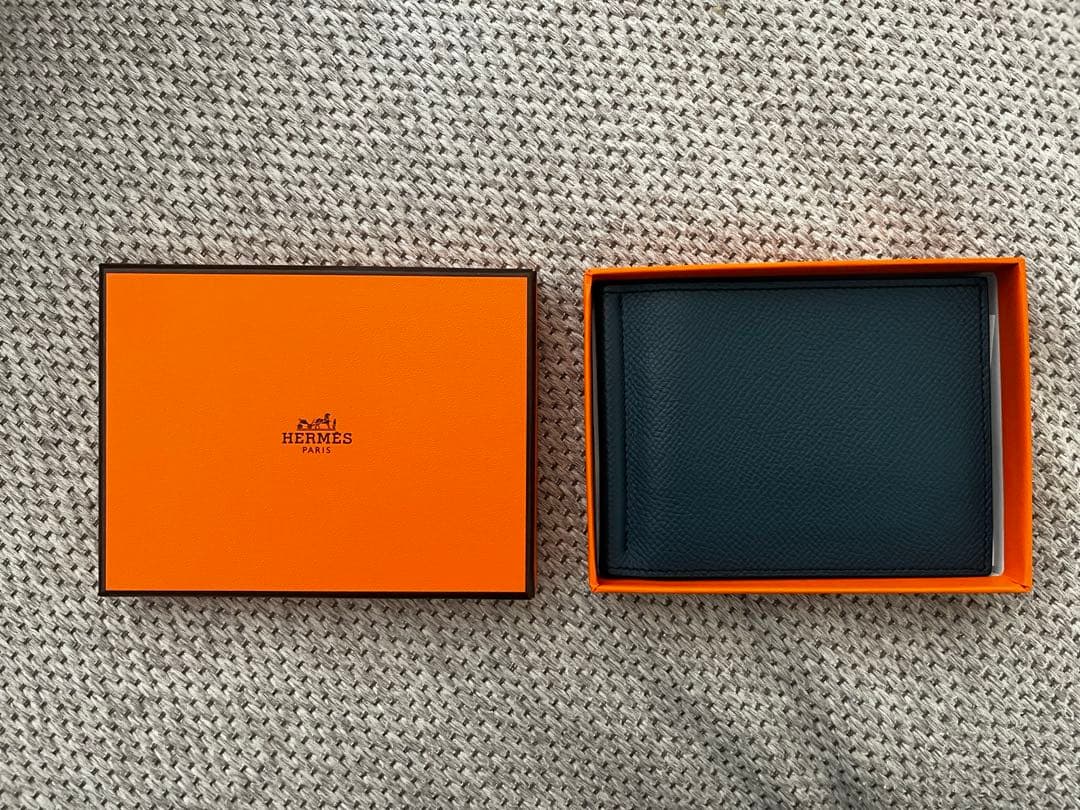 エルメス　コルベール　レザー マネークリップ