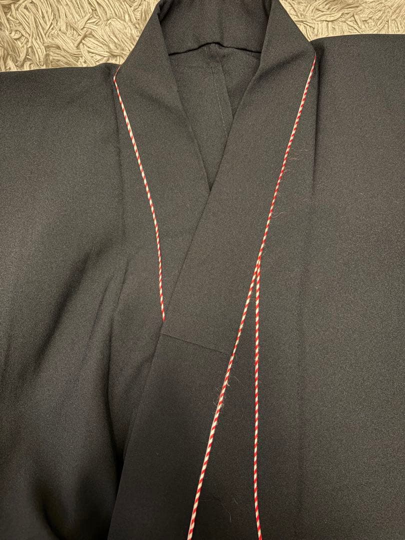 撫松庵　単衣着物　パイピング