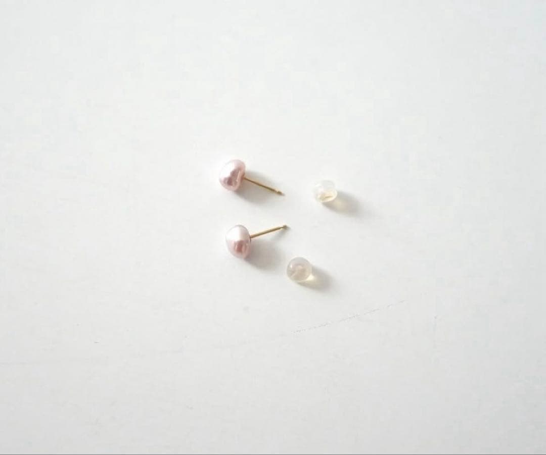 パーセルジュエリー　パールピアスk18美品