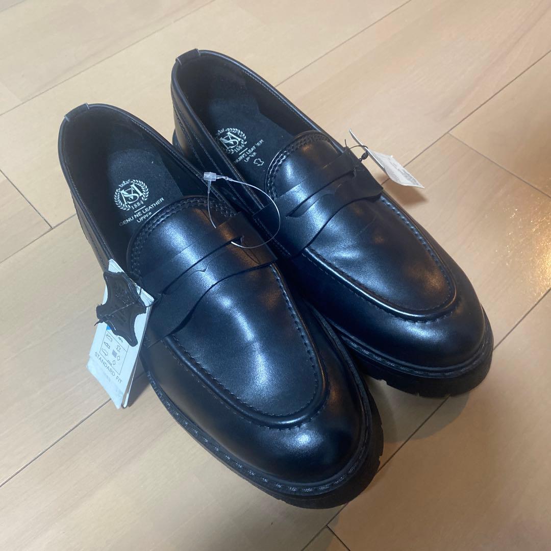 ど*ん様 Marks＆Spencer レザーペニーローファー デッドストック未使