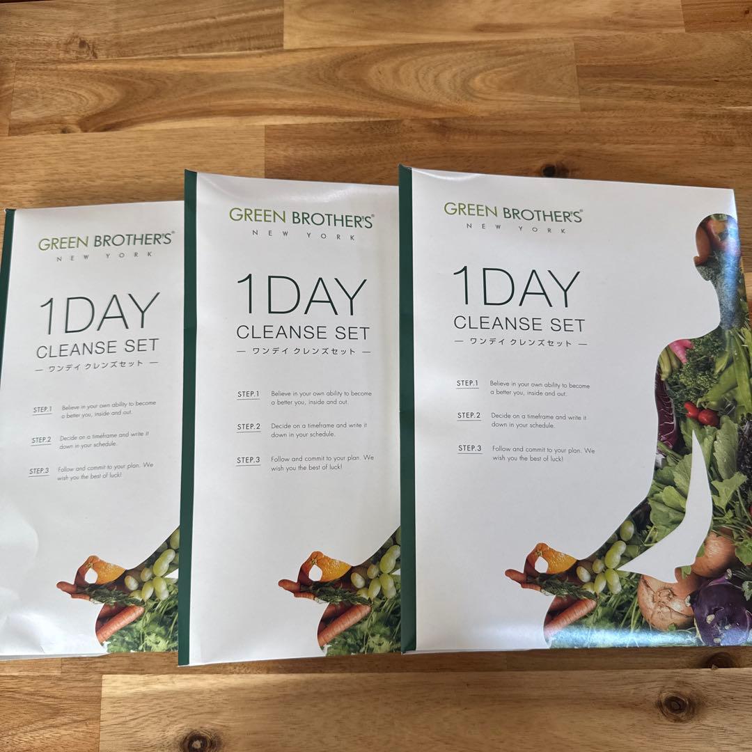 その他 GREEN BROTHERS 1DAY CLEANSE 3SET