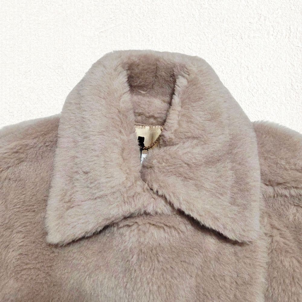 【新品】Max Mara TEBE テディベア ケープ ポンチョ Sand