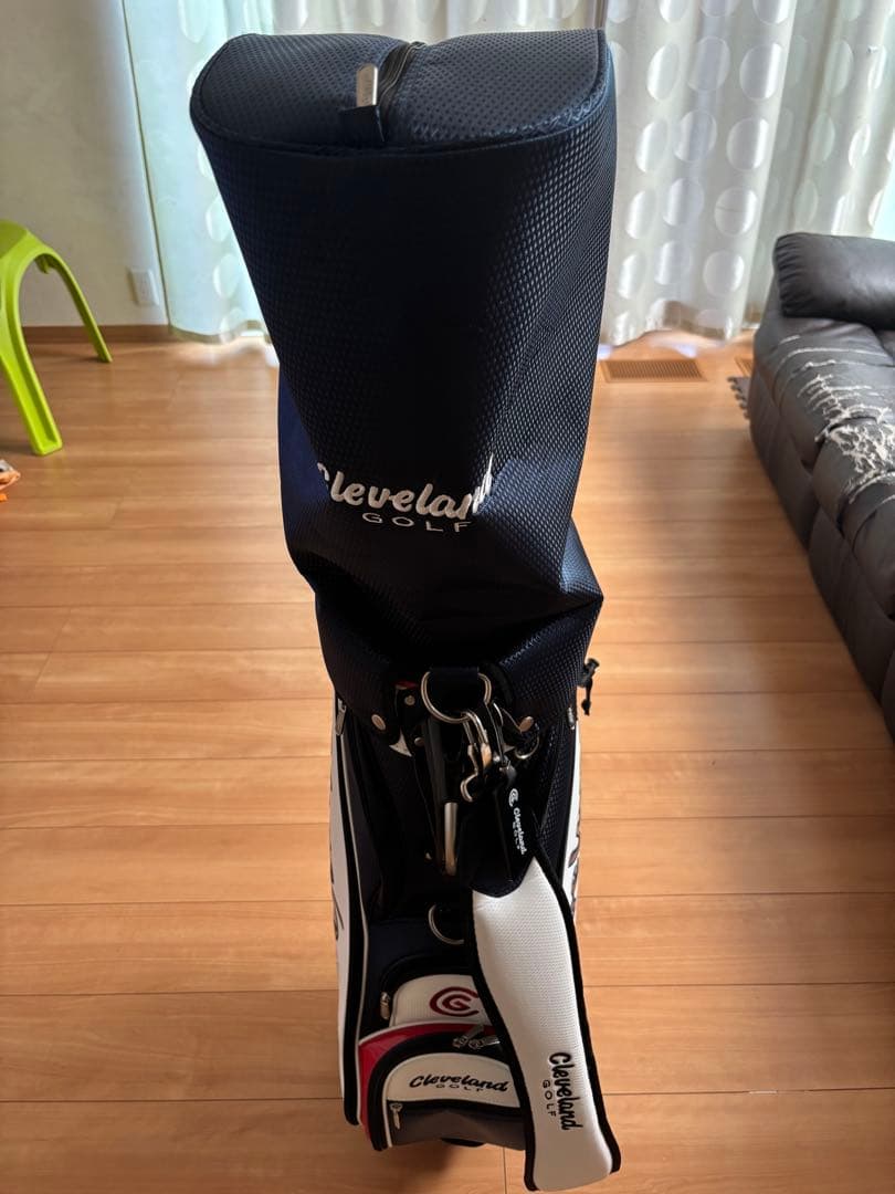 Cleveland Golf キャディバッグ ネイビー/ホワイト/レッド