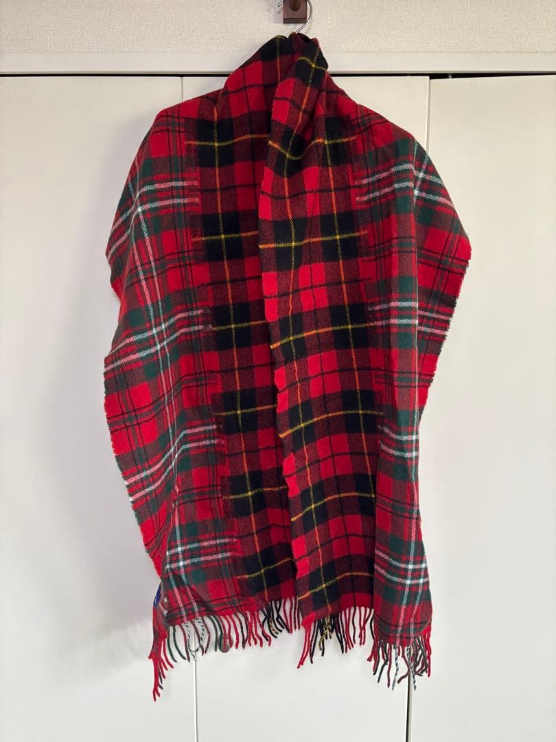 commedesgarconsshirt チェックマフラー