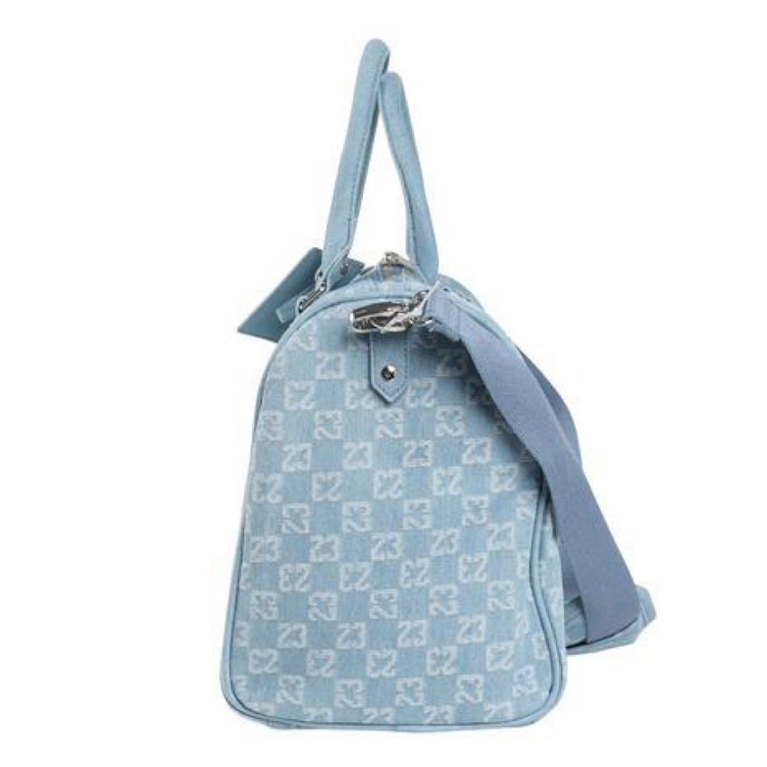 【完売品】SALE ジョーダンJORDANモノグラムダッフルバッグ ライトブルー