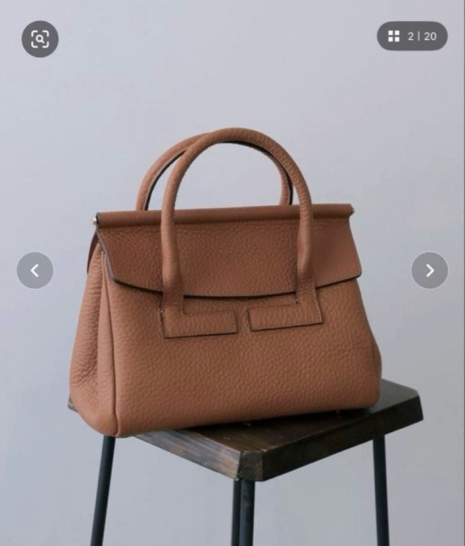 LORISTELLA レザーポストンバッグ