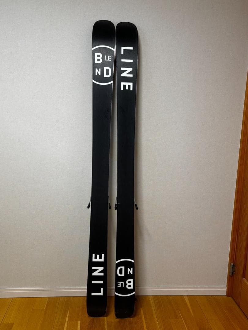 スキー板　LINE BLEND + LOOK ビンディング付き