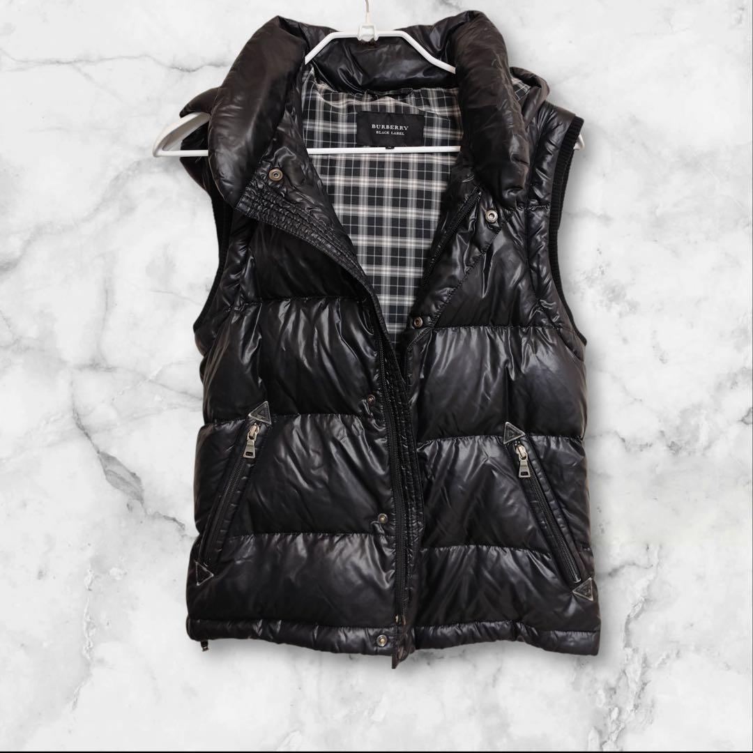 BURBERRY BLACK LABEL ダウンベスト Mサイズ