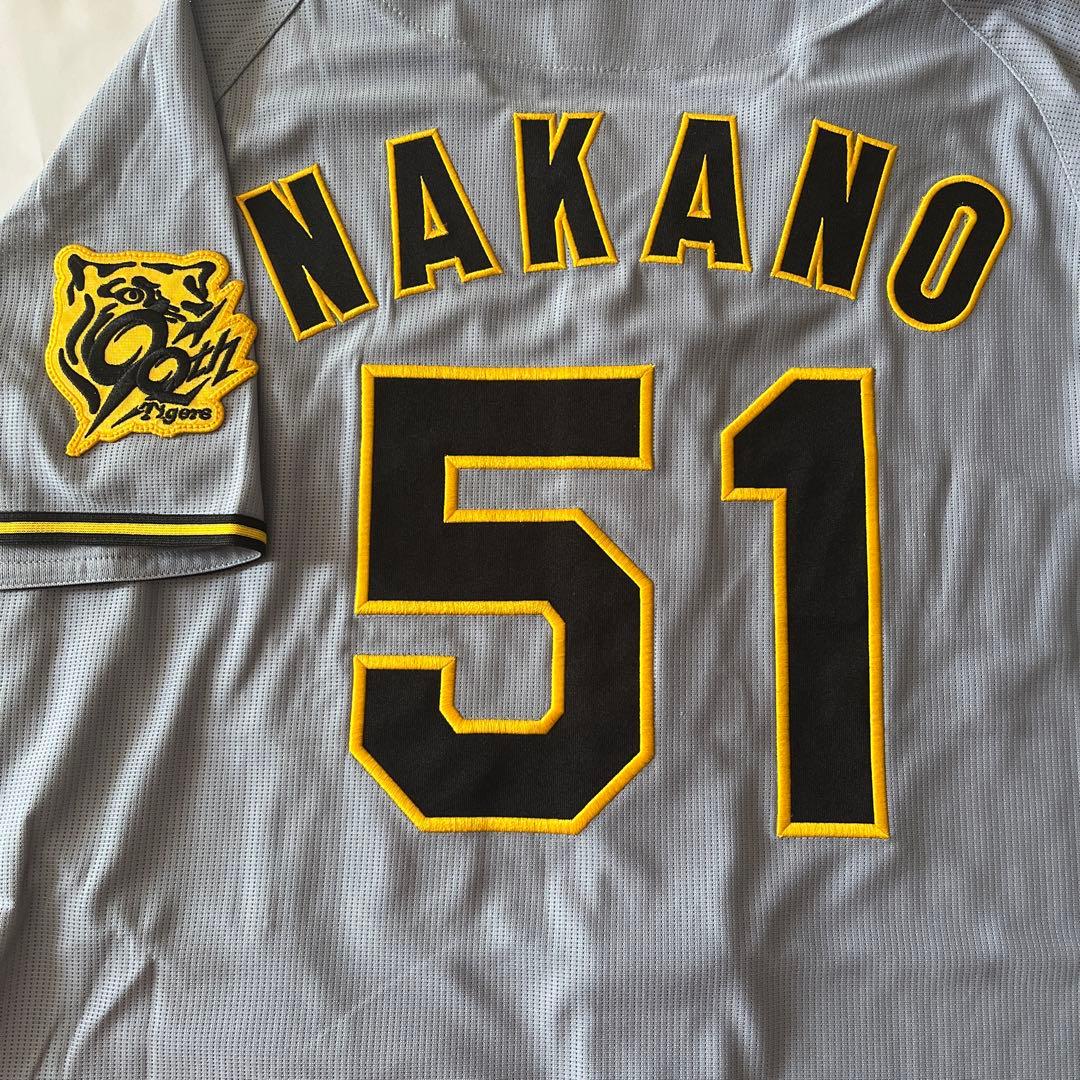 阪神タイガース　ビジターユニフォーム　中野拓夢　L