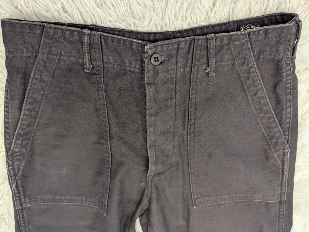 ✨orSlow✨ ブラック ベイカーパンツ M