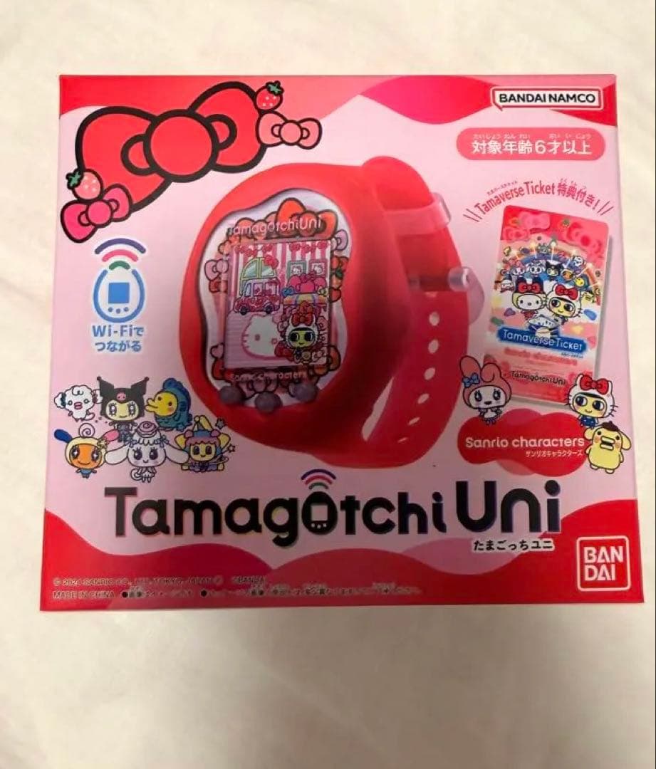 【極美品】たまごっちユニ　サンリオキャラクターズ　追加備品付き