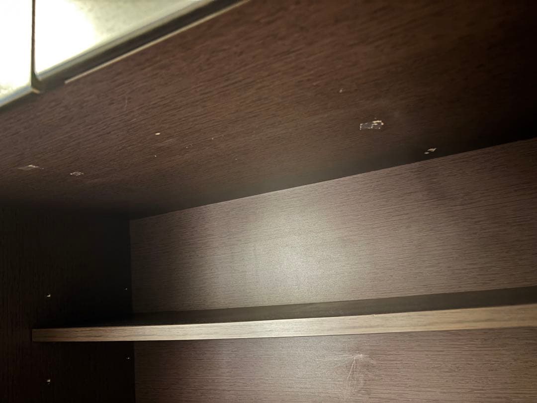 ニトリ　壁面ユニットデスク(ウォーレン 80 DBR)