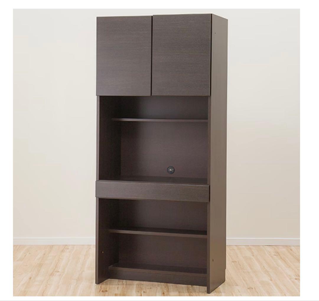 ニトリ　壁面ユニットデスク(ウォーレン 80 DBR)