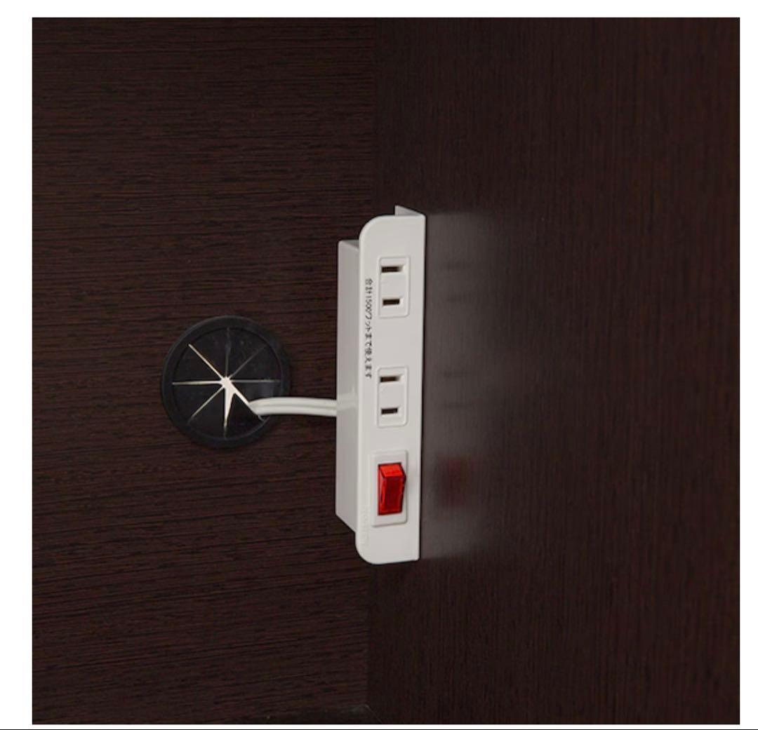 ニトリ　壁面ユニットデスク(ウォーレン 80 DBR)