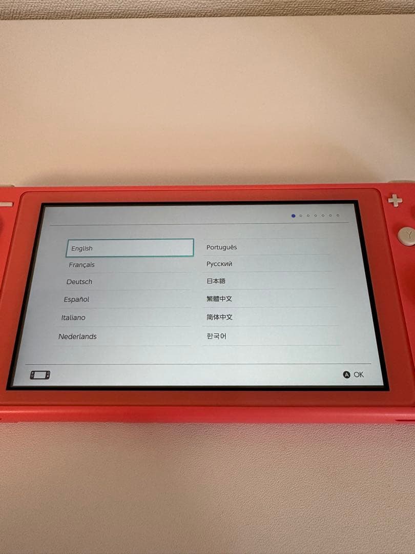Nintendo Switch LITE コーラル　ニンテンドー　スイッチライト