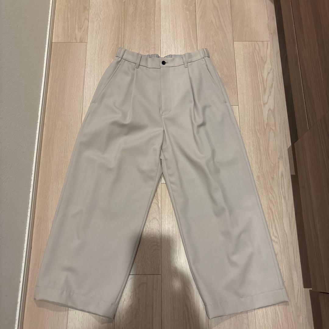 【Graphpaper】ワイドテーパードトラウザーズ