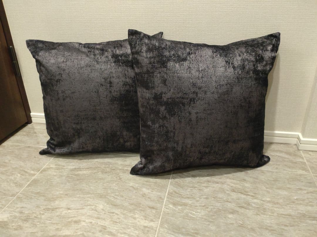 美品 展示品 フジエテキスタイル オーダーメイド 高級 クッション　2セット