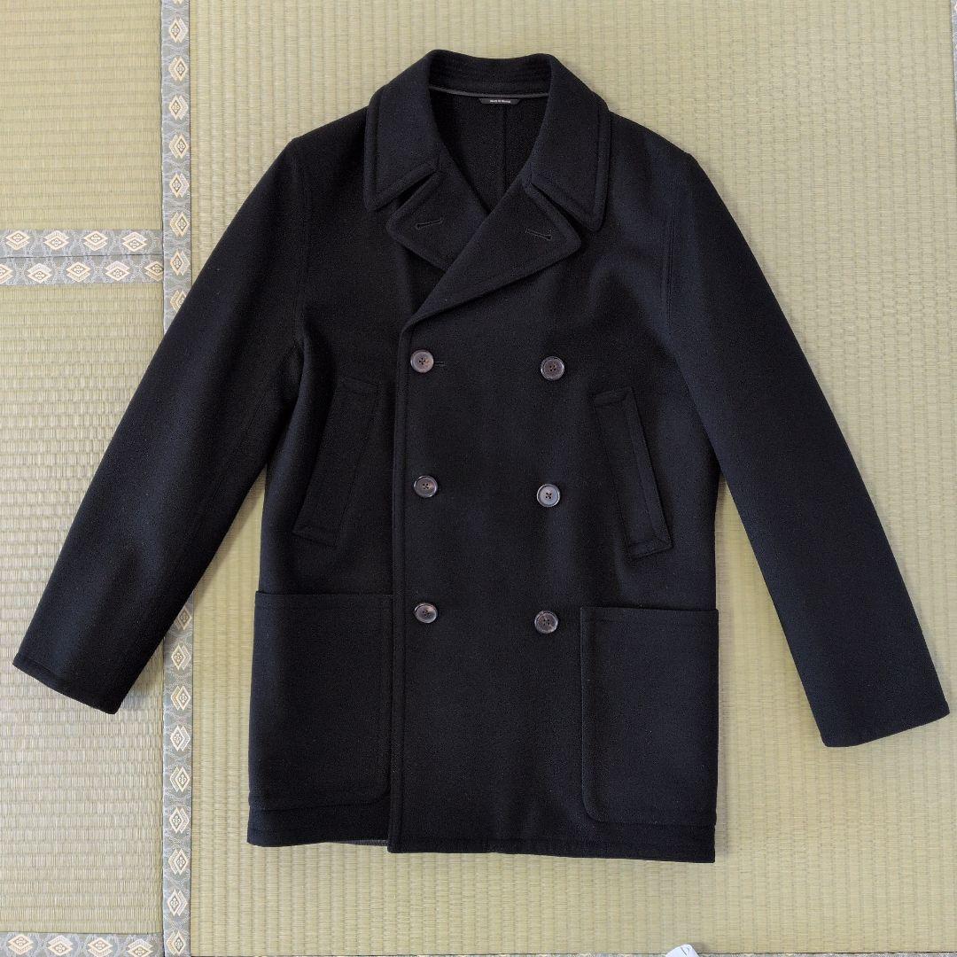 【美品】エルメス　ピーコート　ハーフコート 48 ヴィンテージ フランス製