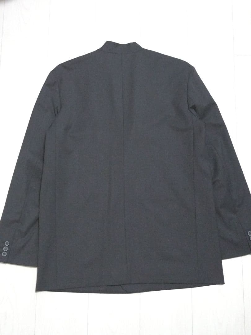 MIESROHEミースロエ人気完売リラクシーノーカラージャケットチャコールグレー