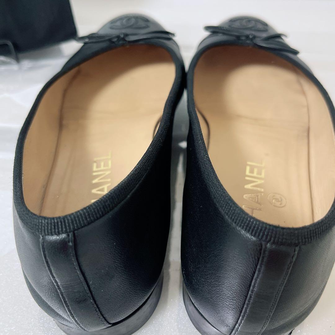 最終値下げ✨美品　CHANEL シャネルバレエシューズ バレリーナレザー