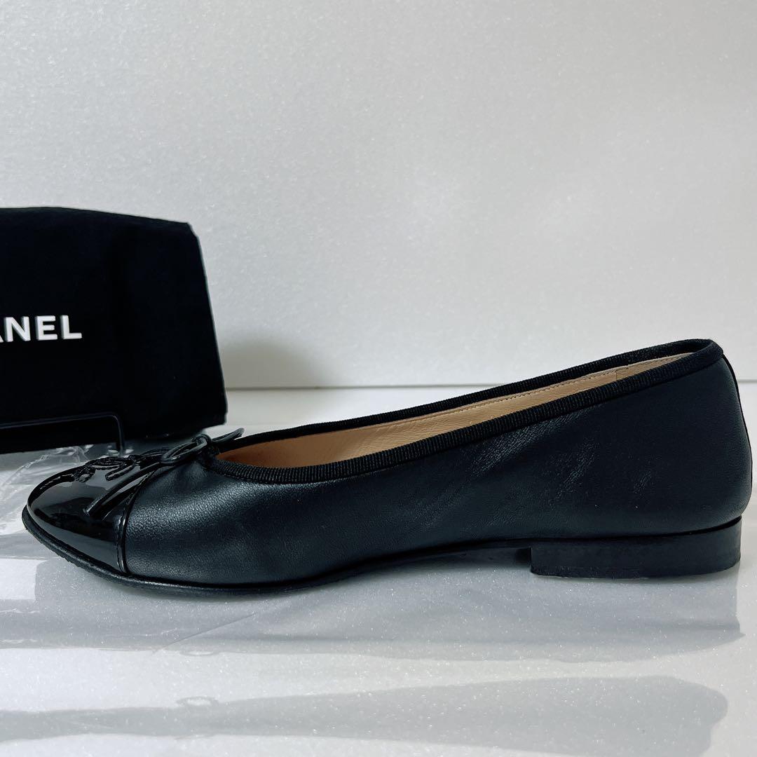 最終値下げ✨美品　CHANEL シャネルバレエシューズ バレリーナレザー