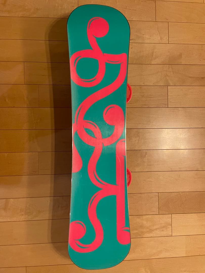 K2 スノーボード3点セット　ピンク/ホワイト