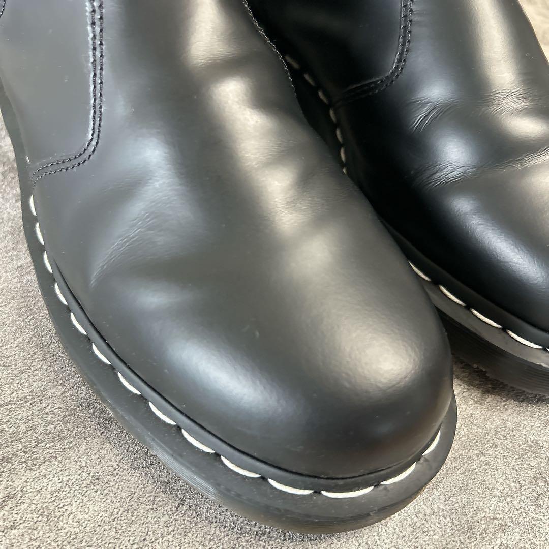 極美品✨ドクターマーチン 2976 WS チェルシーブーツ サイドゴア ホワイト