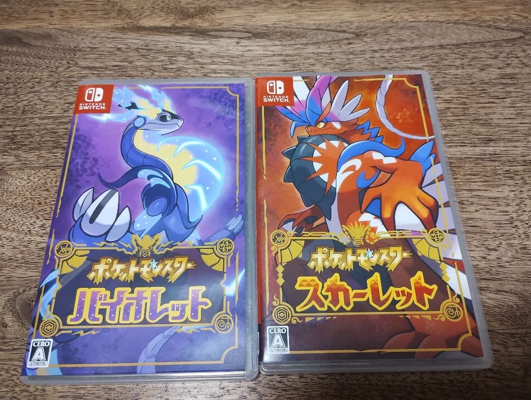 Switch　ポケモン スカーレット バイオレット2本セット