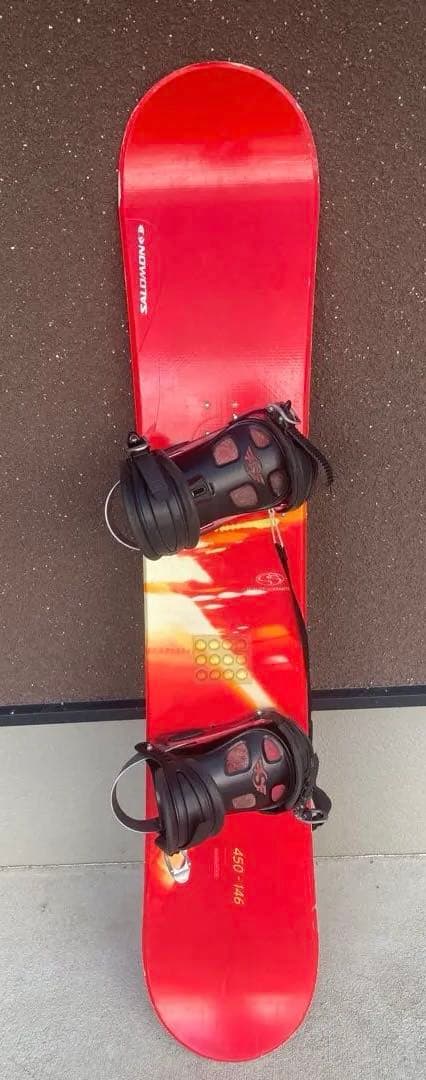 SALOMONスノーボード + SIMSバインディングのセット