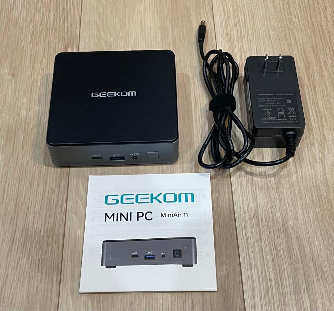GEEKOMミニPC MiniAir11 N5105 16GB SSD512GB