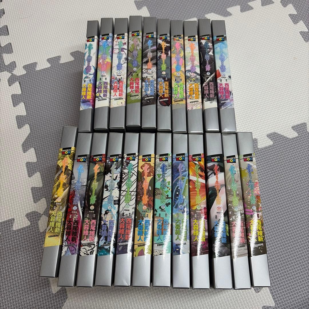 化物語 特装版 全22巻セット イラストカード付き