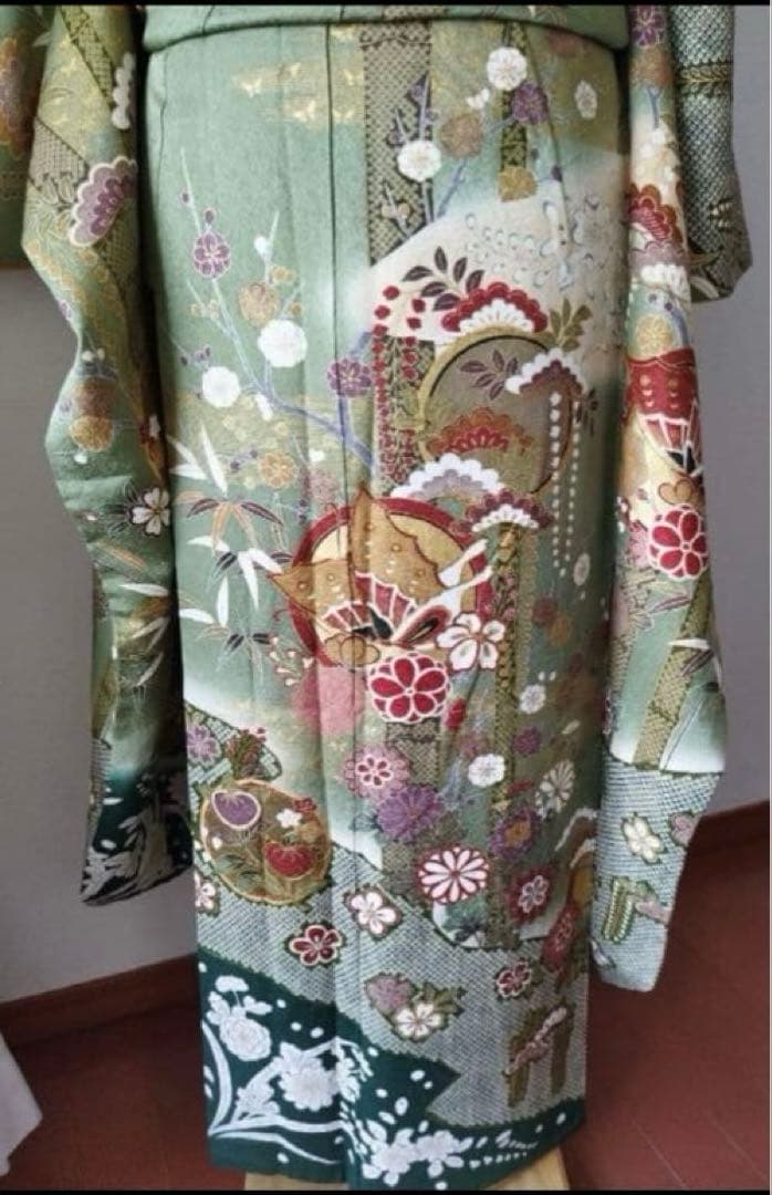 振袖☆古典柄☆6点セット 正絹フルセット　成人式