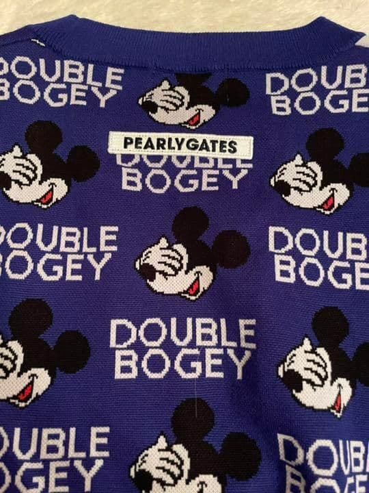 新品サイズ1　パーリーゲイツ　ミッキーセーター
