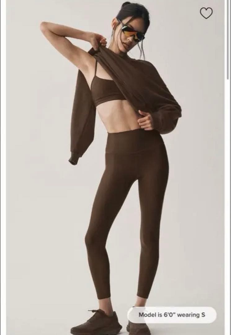 Alo yoga アローヨガ エアリフト レギンス 7/8 Espresso