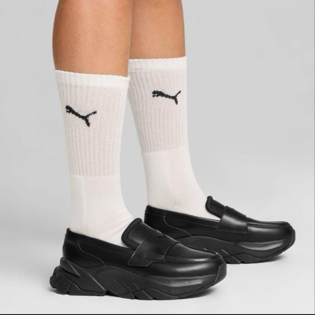 美品　PUMA ローファー スニーカー 24.5cm LOAFYR WNS